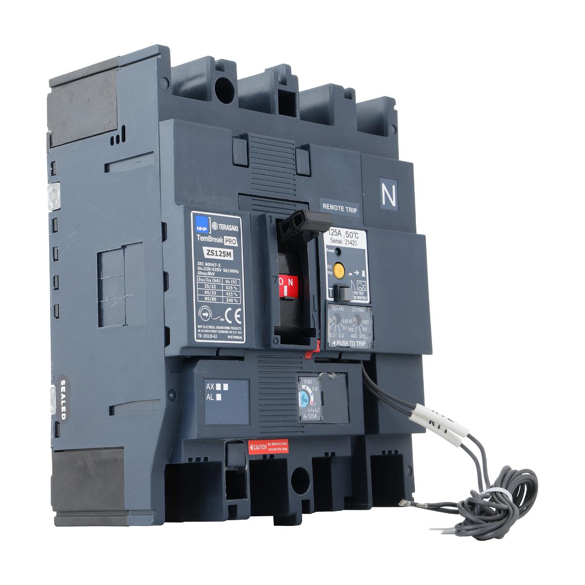 TBP ELCB 125 FRAME 65KA 4P 63A 30MA-3A