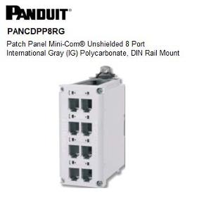 8 PORT PATCH PANEL DIN RAIL MOUNT 8 PORT PATCH PANEL DIN RAIL MOUNT