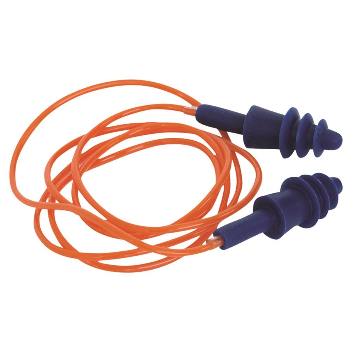 REUSABLE CORDED EARPLUG