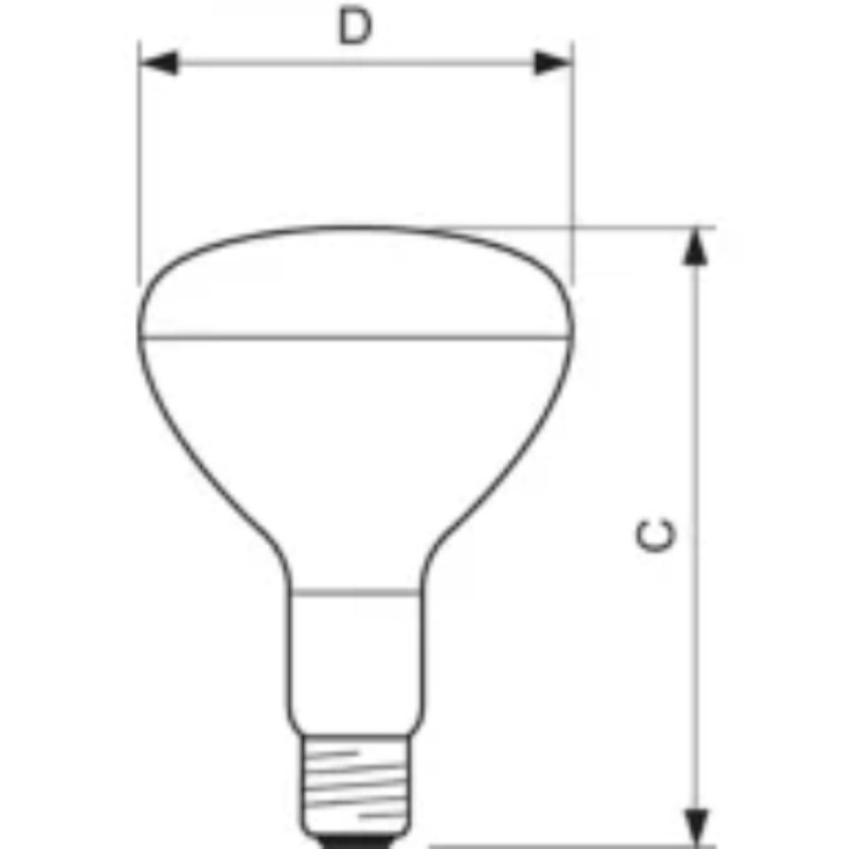 INFRARED HEAT LAMP 275W ES E27 CLEAR