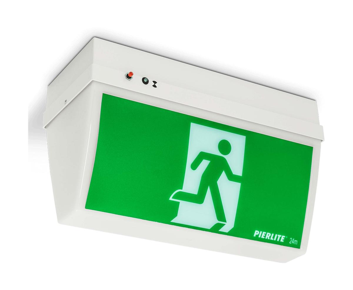 LED EMERG EXIT LGT DIRECTOR2 DOUBLE SIDE