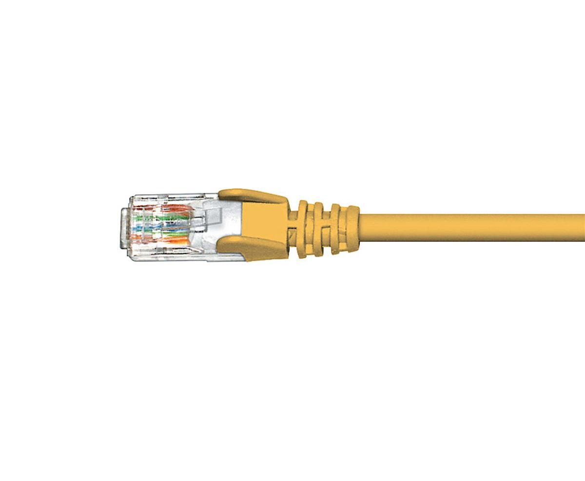 CAT6 PATCHLEAD YELLOW 1.0MTR