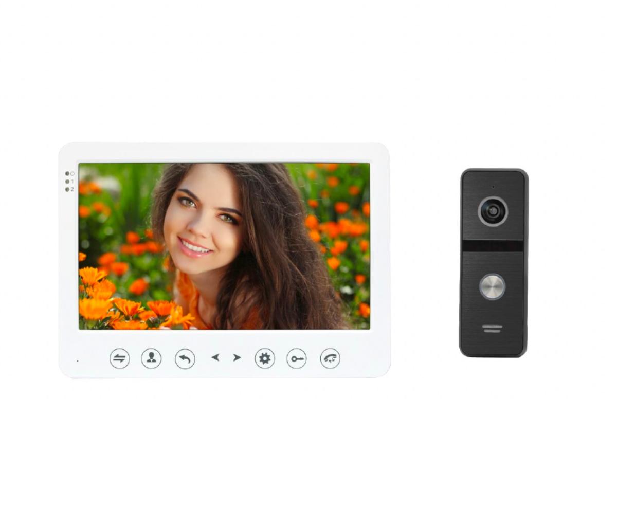 COLOUR HD VIDEO INTERCOM KIT C/W 7 WHITE