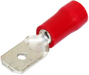 INSULATED MALE TAB D/G RED 6.4MM 100PK INSULATED MALE TAB D/G RED 6.4MM 100PK