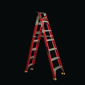 FIBREGLASS DUAL PURPOSE LADDER 2.0-3.9M