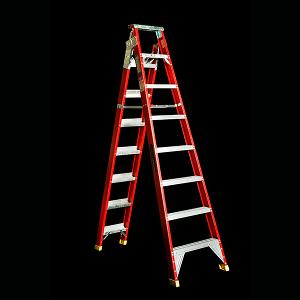 FIBREGLASS DUAL PURPOSE LADDER 2.3-4.5M