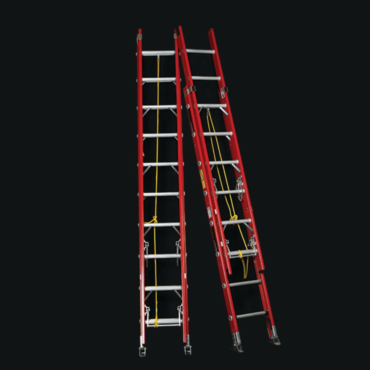 FIBREGLASS HD EXTENSION LADDER 4.3-7.7M