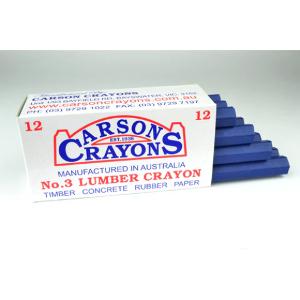 CARSON LUMBER CRAYON BLUE CARSON LUMBER CRAYON BLUE
