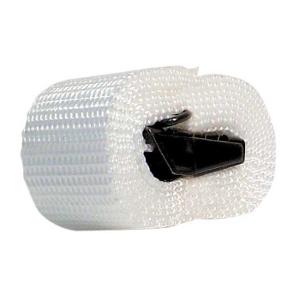 TIE DOWN STRAP TRANS 1.0M X 25mm WHITE