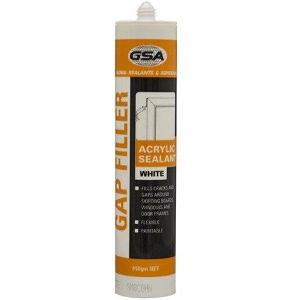 GAP FILLER ACRYLIC 450G WHITE GAP FILLER ACRYLIC 450G WHITE