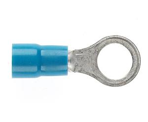 INSUL RING TERM S/G BLUE 6MM STUD 50PK