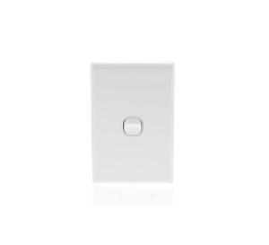 LIGHT SWITCH 1 GANG 16A VERTICAL WHITE