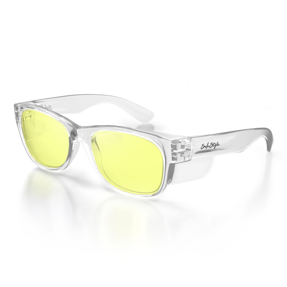 CLASSIC SAFE GLASSES CLR FRAME YELL LENS