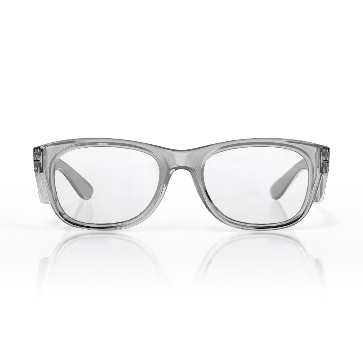 CLASSIC SAFE GLASSES GRA FRAME CLR LENS