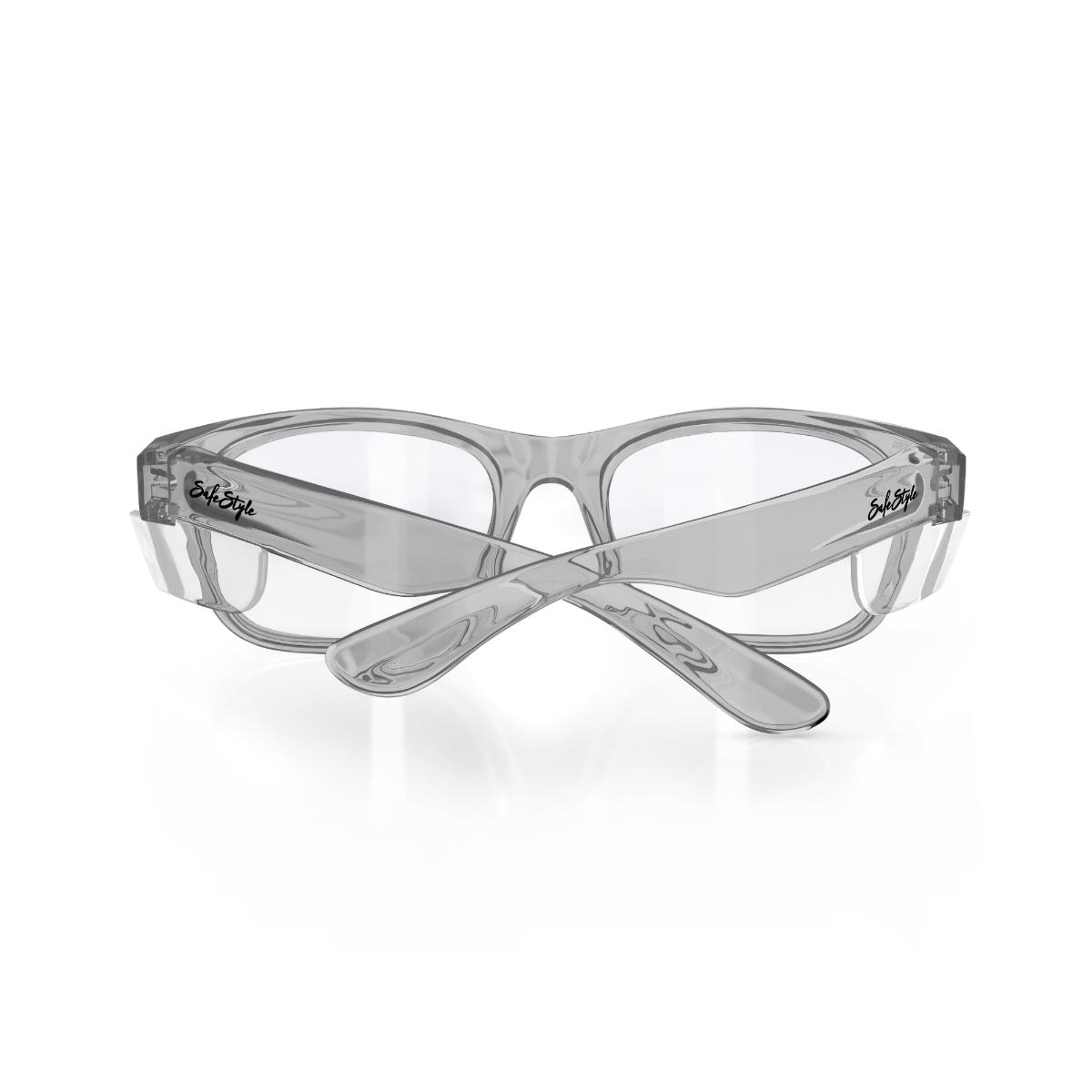 CLASSIC SAFE GLASSES GRA FRAME CLR LENS