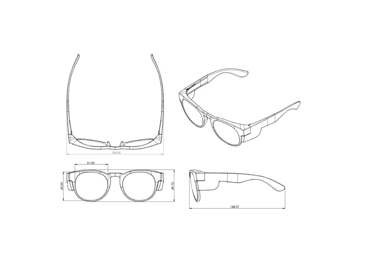 CRUISERS SAFE GLASSES CHA FRAME POL LENS