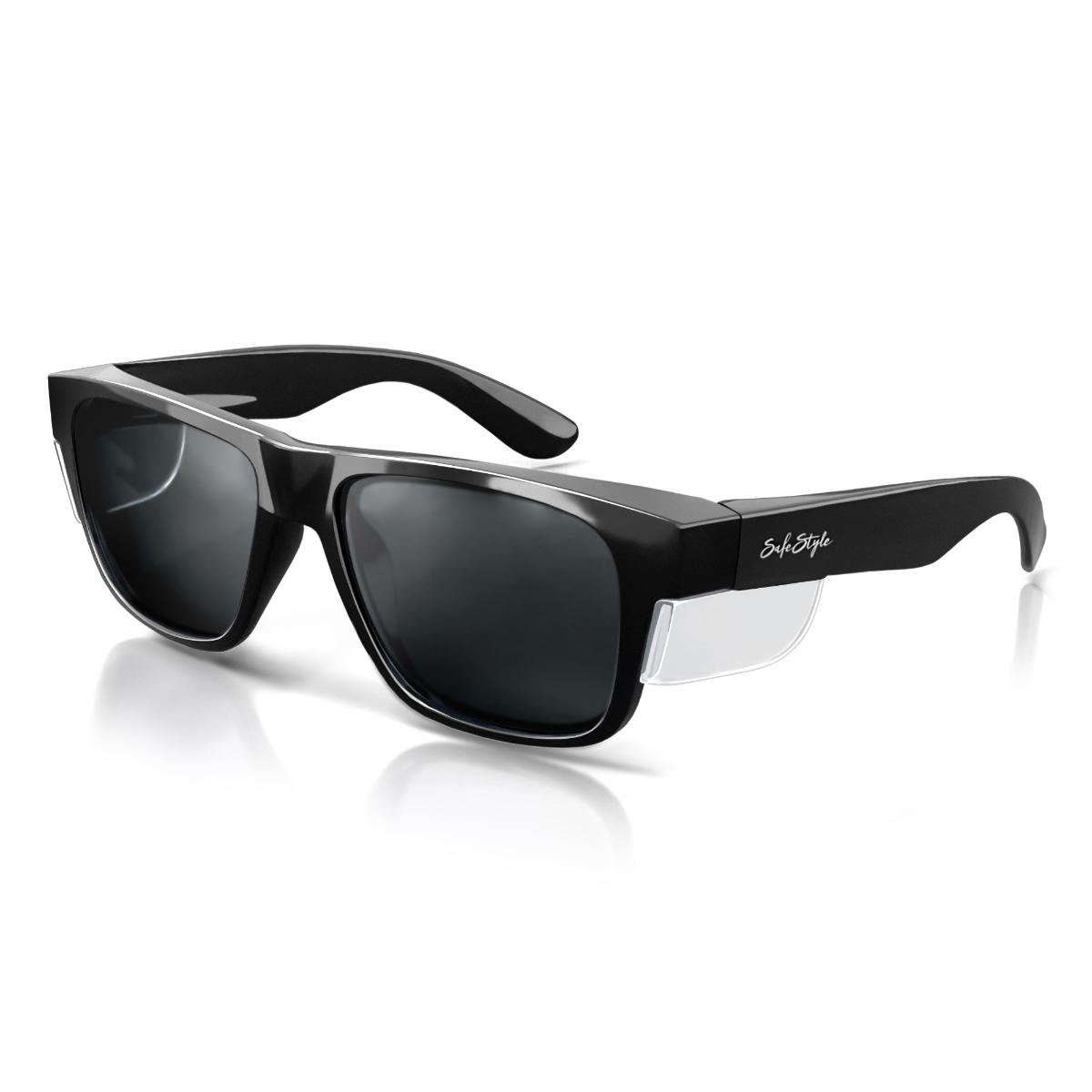 FUSIONS SAFE GLASSES BLK FRAME POLA LENS