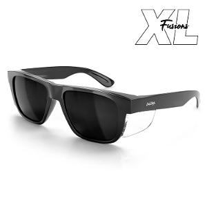 SAFETY GLASSES BLACK FRAME POLAR LENS SAFETY GLASSES BLACK FRAME POLAR LENS