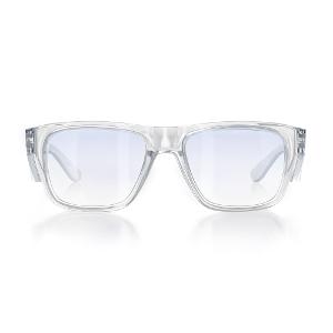 FUSIONS SAFE GLASSES CLR FRAME BLU LENS