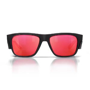 FUSIONS MATTE BLACK FRAME/MIRROR RED POL FUSIONS MATTE BLACK FRAME/MIRROR RED POL