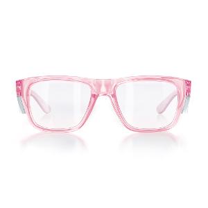 FUSIONS SAFE GLASSES PNK FRAME CLR LENS FUSIONS SAFE GLASSES PNK FRAME CLR LENS