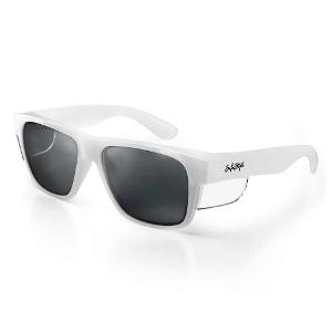 FUSIONS SAFE GLASSES WHT FRAME POLA LENS FUSIONS SAFE GLASSES WHT FRAME POLA LENS