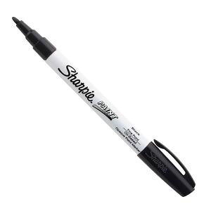 SHARPIE PAINT FINE MARKER BLACK