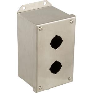 2HOLE EMPTY ENCLOSURE 30mm S/STEEL 2HOLE EMPTY ENCLOSURE 30mm S/STEEL