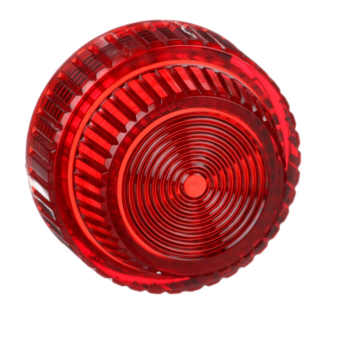 PLASTIC LENS FOR PILOT LIGHT RED 30mm