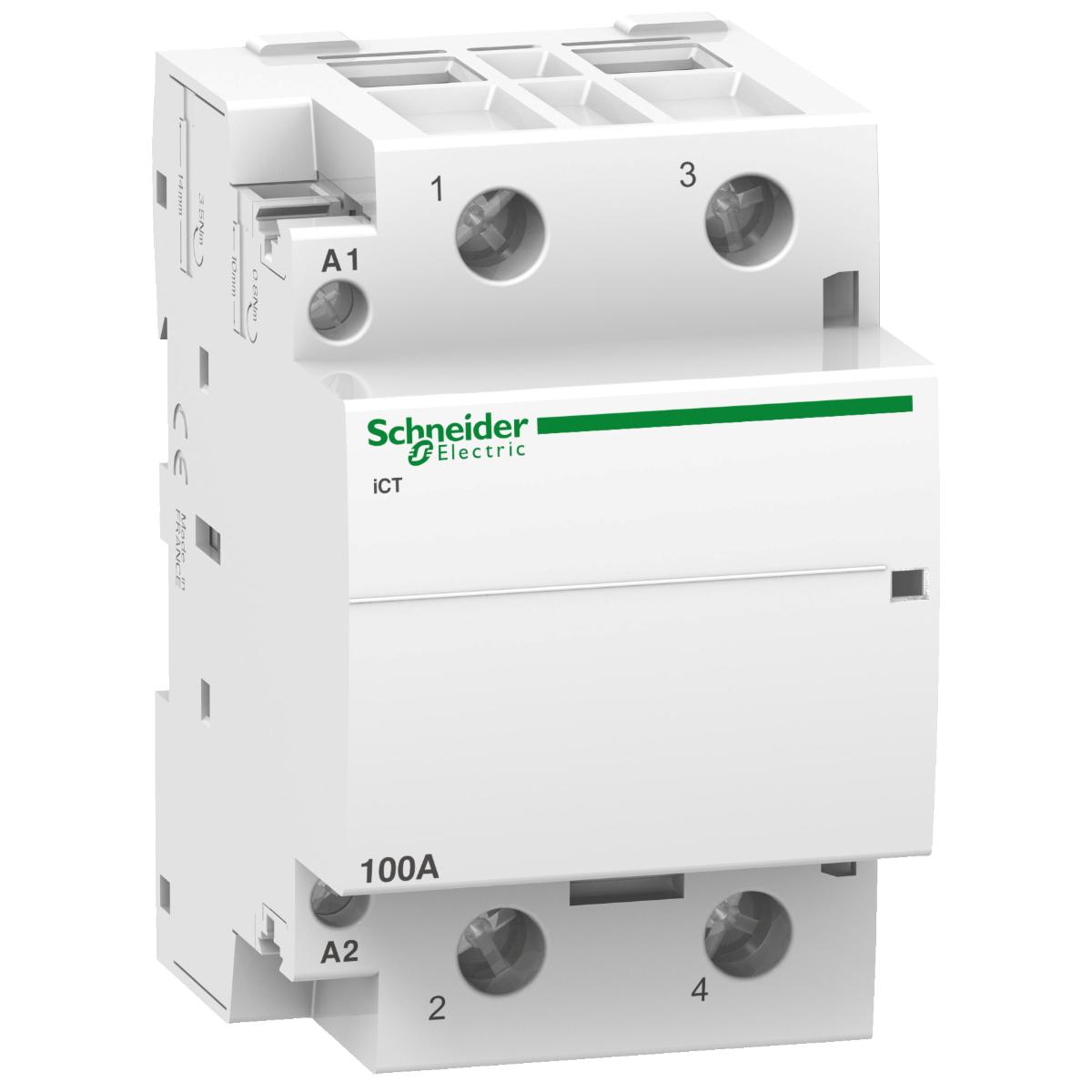 DIN CONTACTOR 2N/O CONTACTS 240VAC 100A