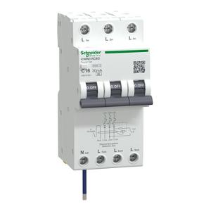 RCBO ACTI9 IC60 3P+NS 16A 6KA 30MA C CRV RCBO ACTI9 IC60 3P+NS 16A 6KA 30MA C CRV