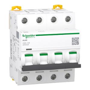 MCB ACTI9 IC60L 4P 20A C CURVE  4MOD MCB ACTI9 IC60L 4P 20A C CURVE  4MOD
