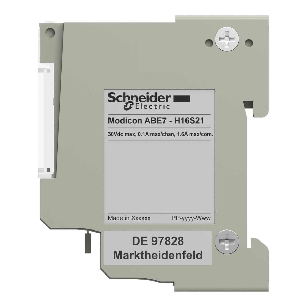 PASSIVE CONNECT SUB-BASE 16 I/O LED ISOL
