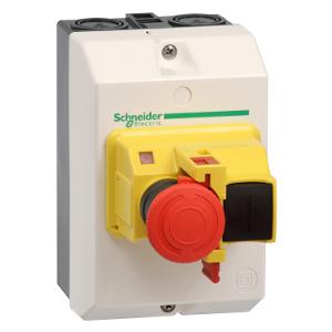 ENCLOSURE WITH EMERG STOP FOR GV2ME IP55 ENCLOSURE WITH EMERG STOP FOR GV2ME IP55