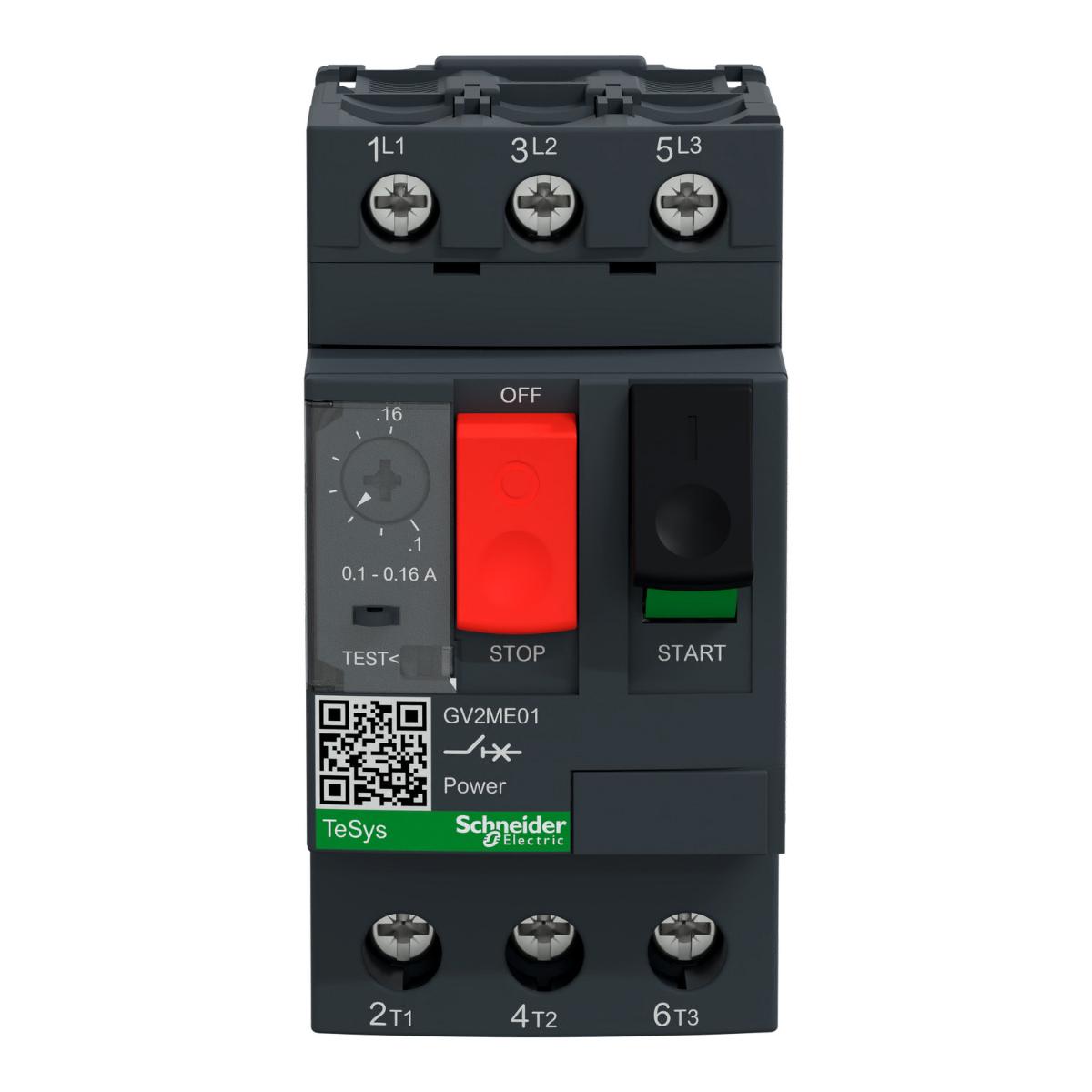 MOTOR CIRCUIT BREAKER TH-MAG 0.1-0.16A