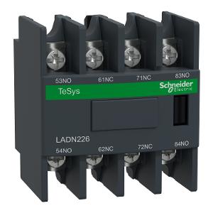AUX CONTACT BLOCK FRONT MNT 2NO/2NC CONT AUX CONTACT BLOCK FRONT MNT 2NO/2NC CONT
