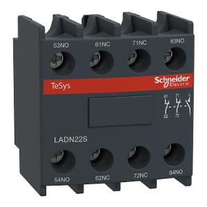 AUX CONTACT BLOCK FRONT MNT 2NO/2NC CONT AUX CONTACT BLOCK FRONT MNT 2NO/2NC CONT