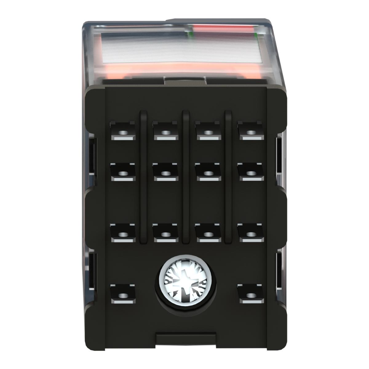 MINI PLUG IN RELAY 4C/O 6A 240VAC + LED