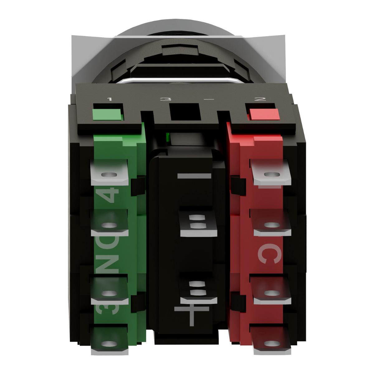 GREEN ILLUMINATED PUSHBUT TO N DIAM 16 F