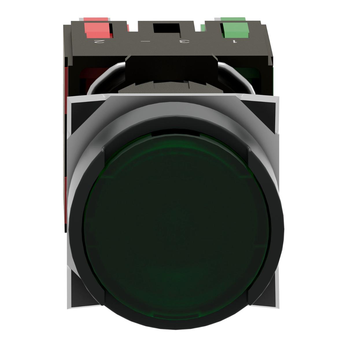 GREEN ILLUMINATED PUSHBUT TO N DIAM 16 F