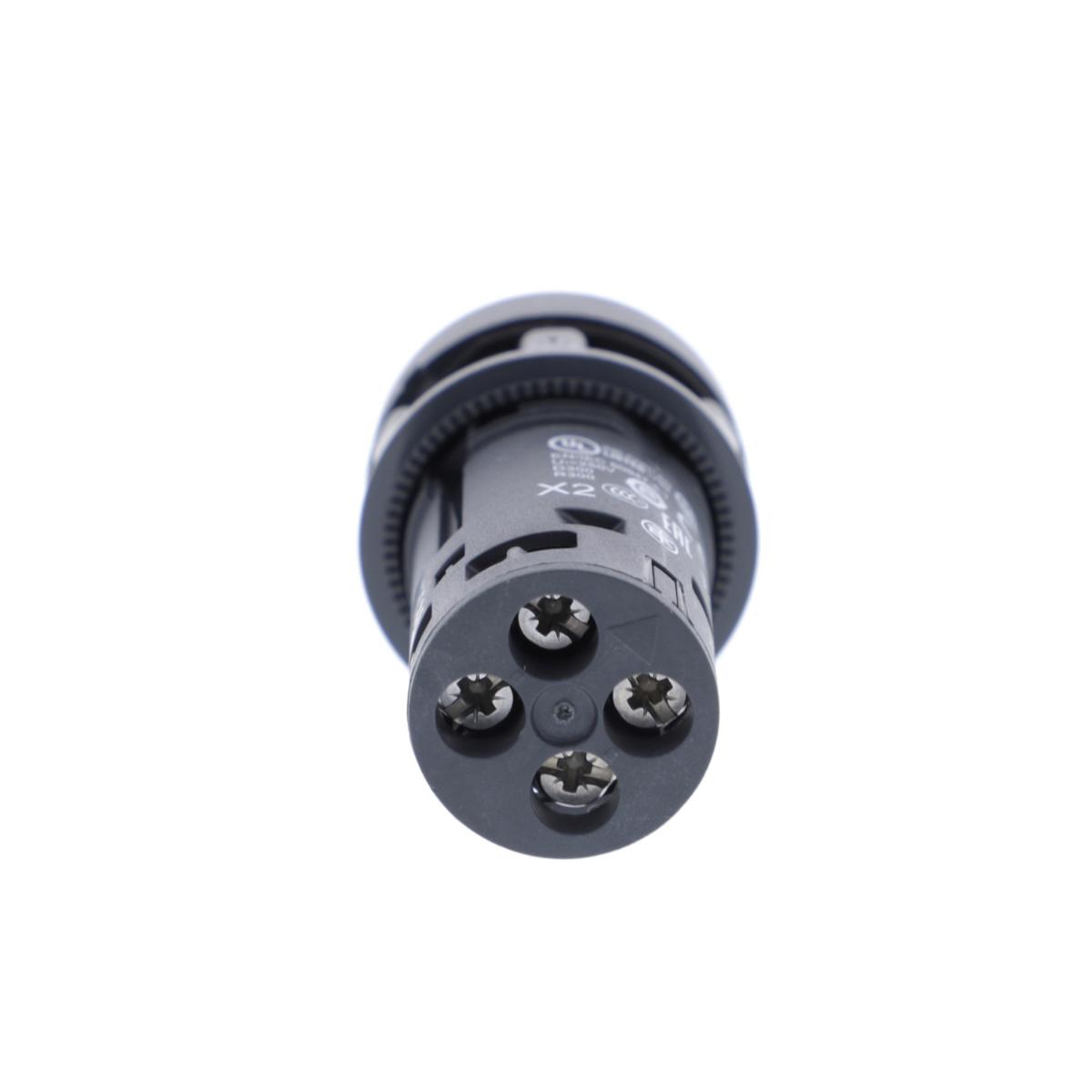 ILLUM P/BUTTON SW GRN 1 N/O 22mm 240VAC