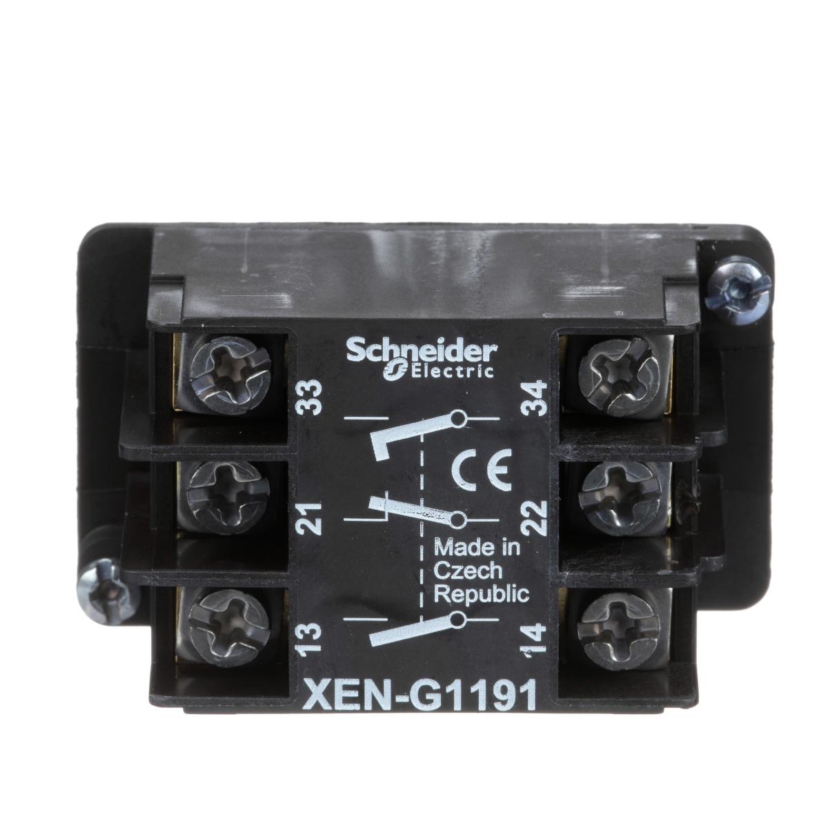 PENDANT CONTROL CONTACT BLOCK 2N/O 1N/C