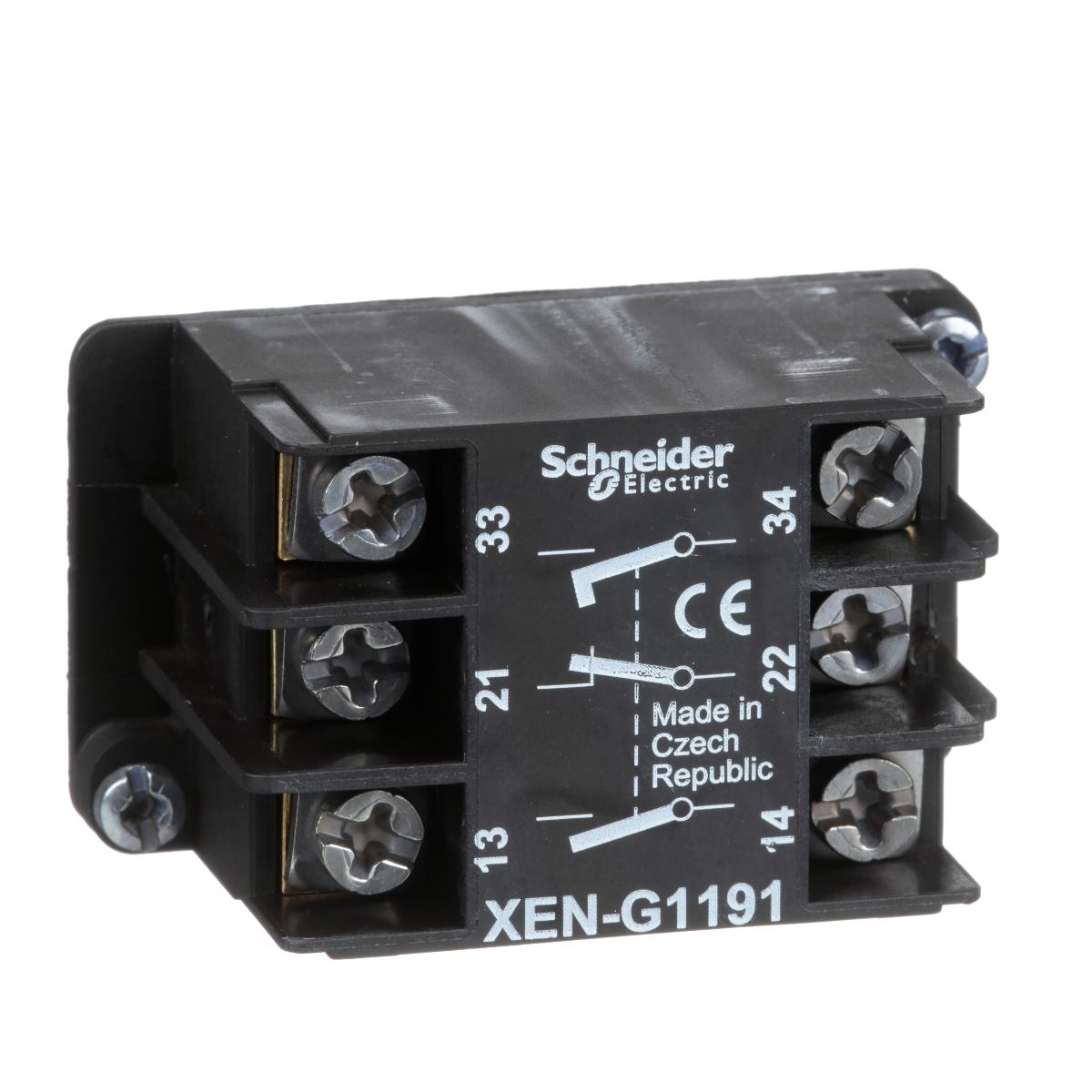 PENDANT CONTROL CONTACT BLOCK 2N/O 1N/C