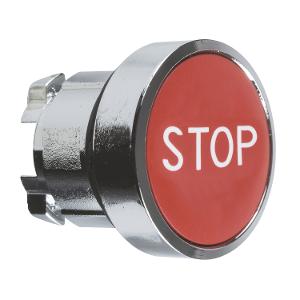 P/BUTTON OPER FSH S/R RED STOP 22mm MTL P/BUTTON OPER FSH S/R RED STOP 22mm MTL