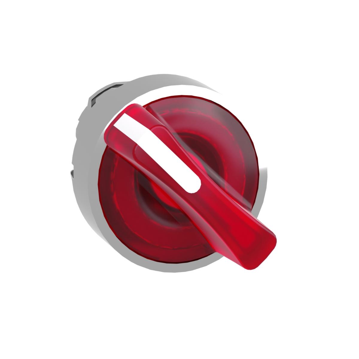 ILLUM SELECTOR SW OPER 2POS STAYPUT RED