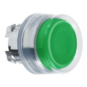 BOOTED P/BUTTON OPER S/R GREEN 22mm MTL BOOTED P/BUTTON OPER S/R GREEN 22mm MTL