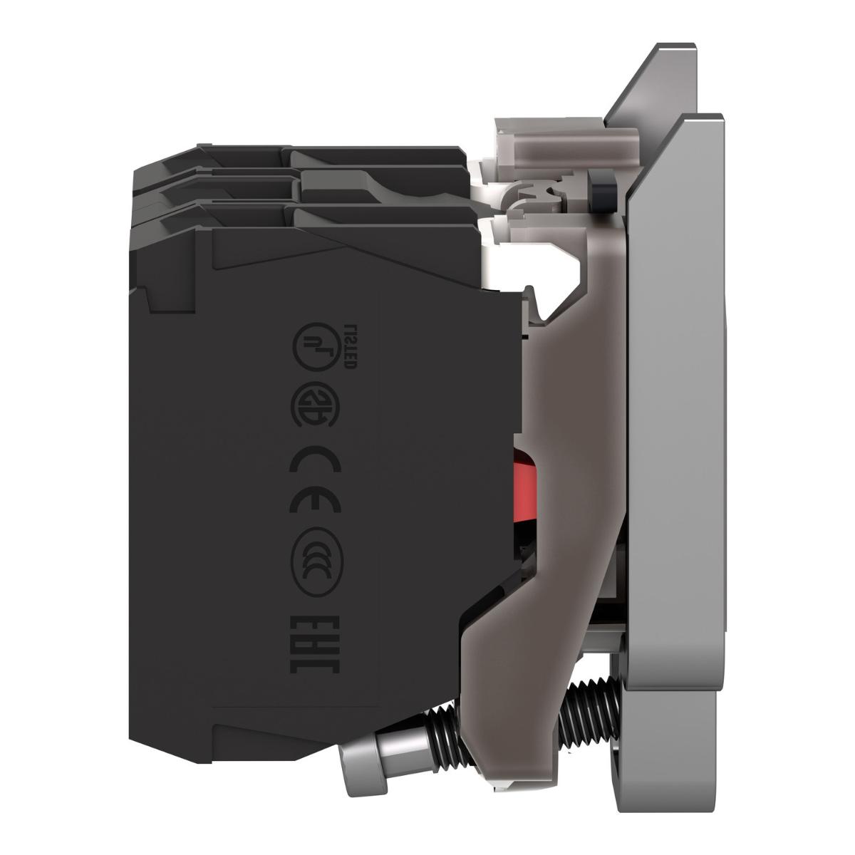 ILLUM P/BUTTON BODY BA9S 250VAC 1NO 1NC