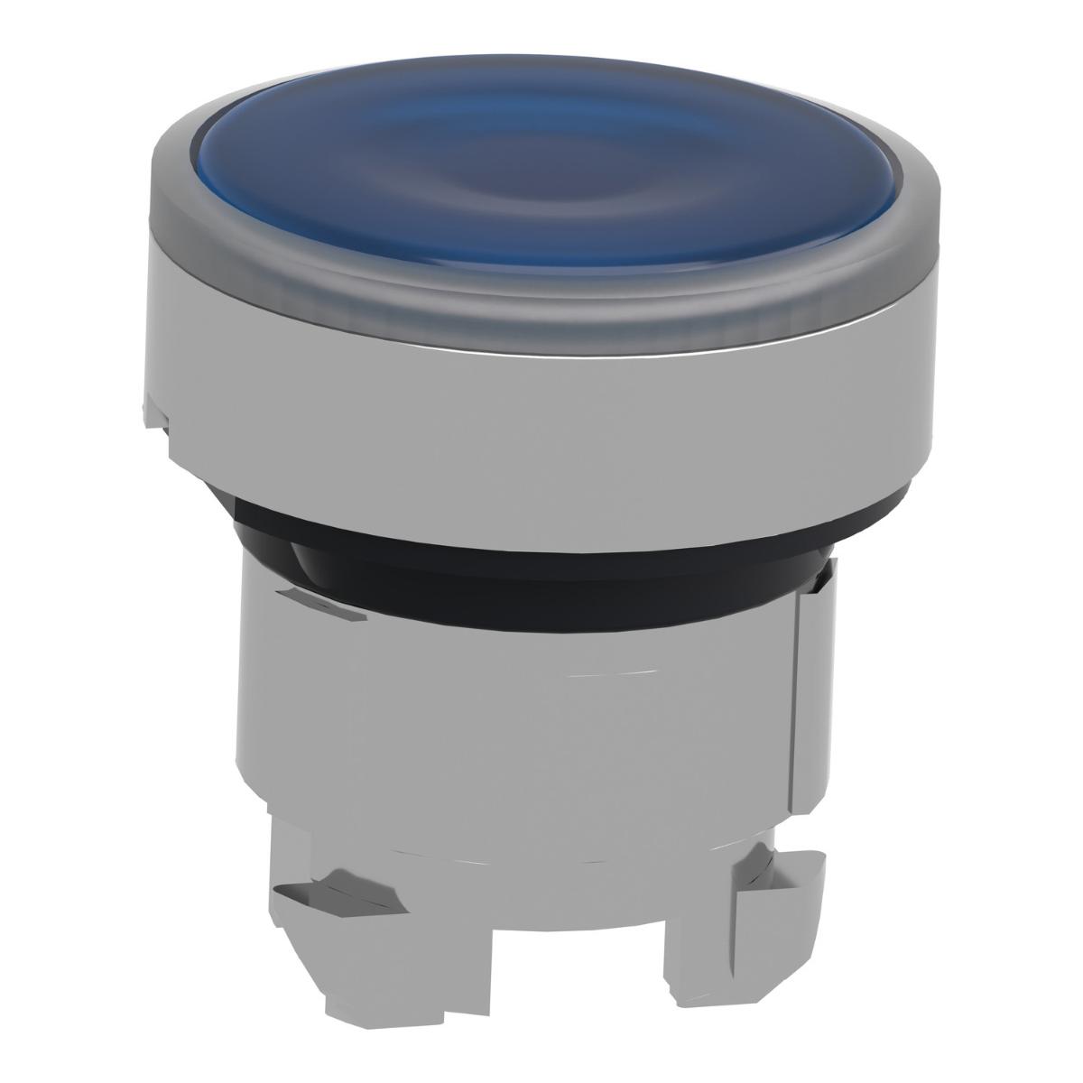 ILLUM PUSHBUTTON OPERATOR BA9S BLU FLUSH
