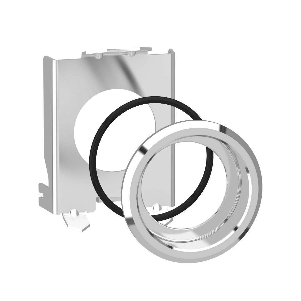 METAL FLUSH MOUNTING KIT P/B & PILOT LGT