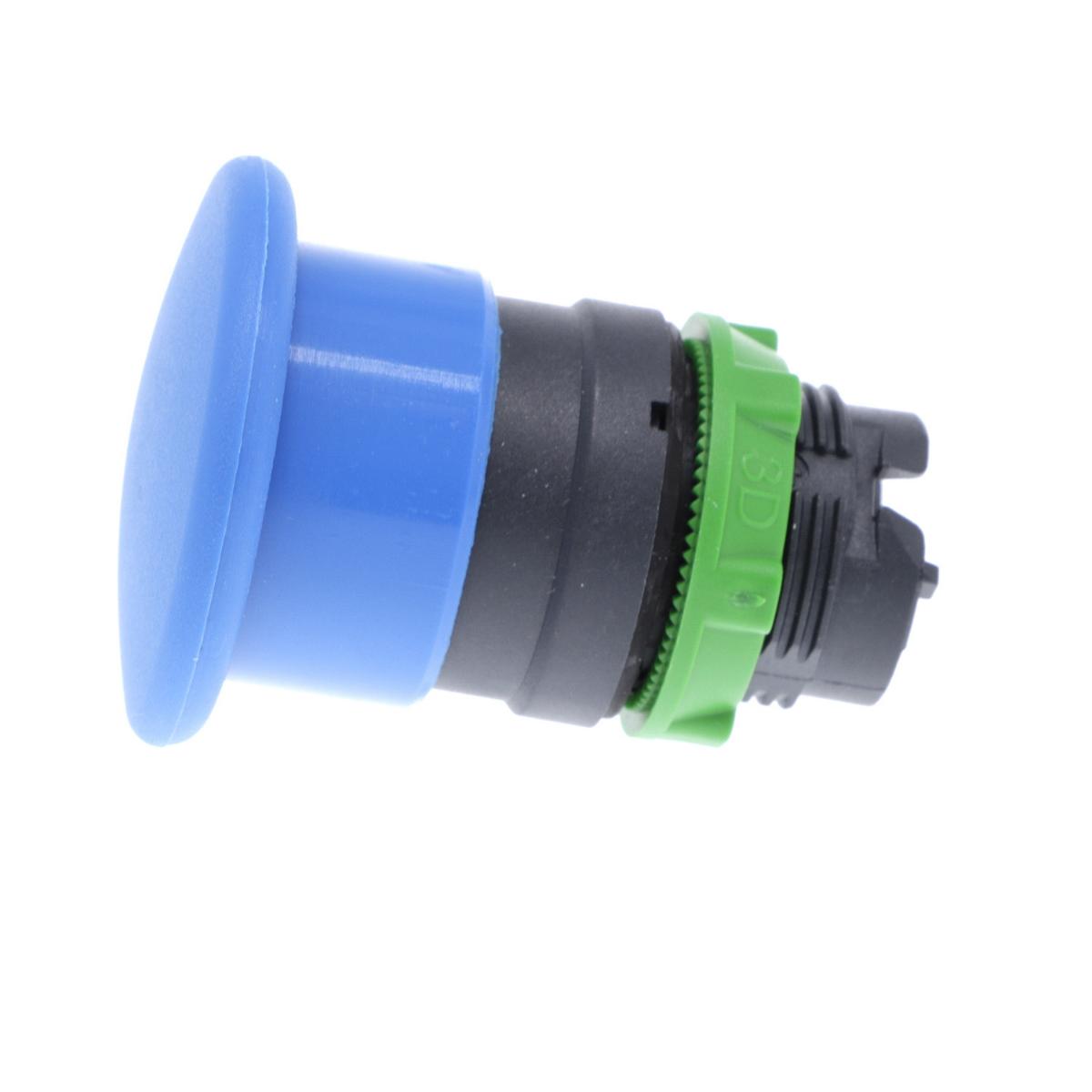 40mm M/ROOM P/BUTTON OPER BLUE 22mm